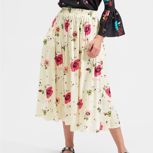 La DoubleJ Simple Skirt Giardino in Crepe Jersey Size M - Picture 2 of 12